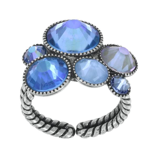 Light Blue - Water Cascade Glam - Ring von Konplott